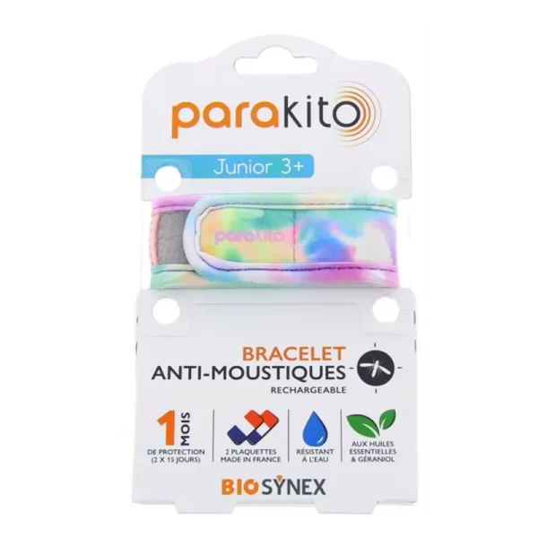 PARAKITO BRACCIALE TIE & DYE JUNIOR ANTI ZANZARE